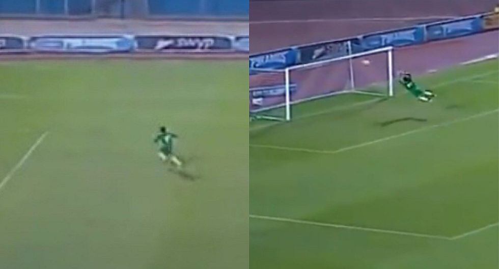 La espectacular volada de un portero egipcio para evitar gol (VIDEO)