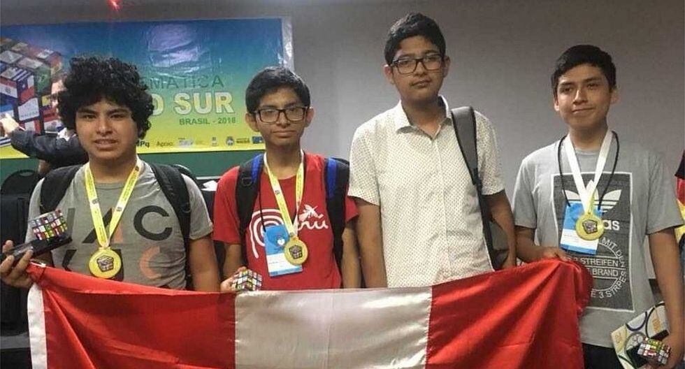 Escolares peruanos ganaron medallas de oro en Olimpiada Sudamericana de Matemática