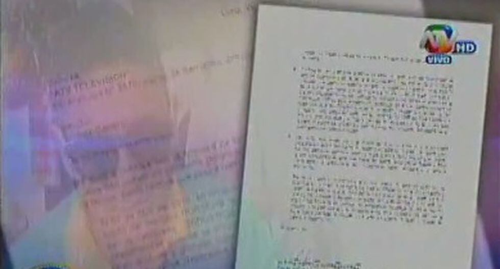 Gerald Oropeza envía nuevamente carta a medios