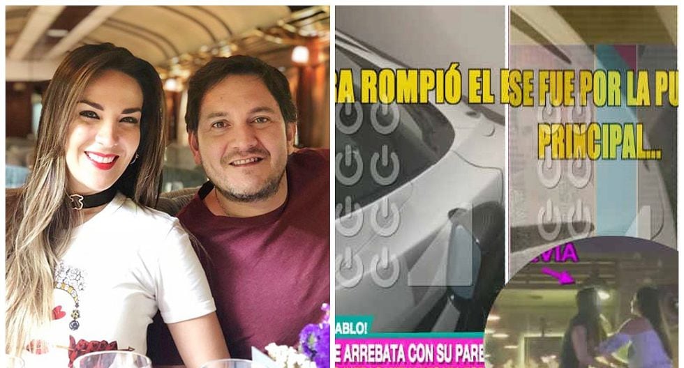Silvia Cornejo: así quedó el auto de su novio tras encontrarlo con otra mujer (VIDEO)