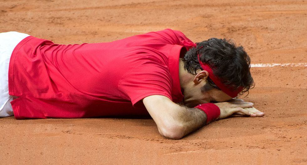 Federer: Las lágrimas del suizo tras victoria en la Copa Davis (VIDEO)