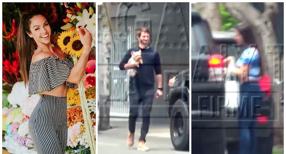 Paloma Fiuza es captada junto a misterioso galán saliendo de departamento (VIDEO)