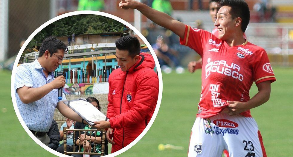 Machu Picchu declara 'Ciudadano Ilustre' a Rudy Palomino, jugador del Cienciano