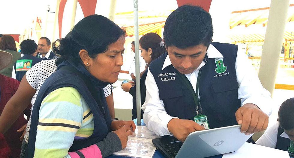 Instalan módulo de empadronamiento y afiliación al SIS en zonas afectada por lluvias