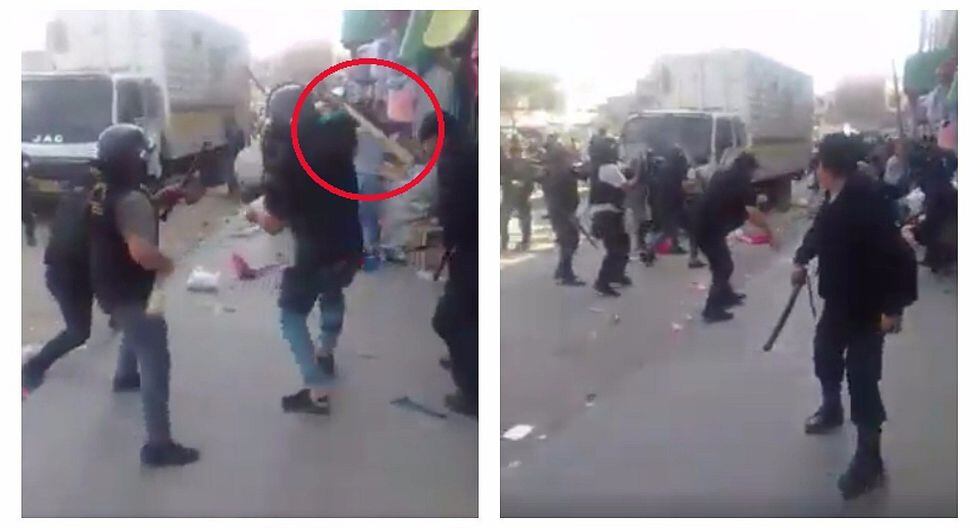 Batalla campal en Ate: Fiscalizadores y ambulantes protagonizan feroz pelea en desalojo (VIDEO)