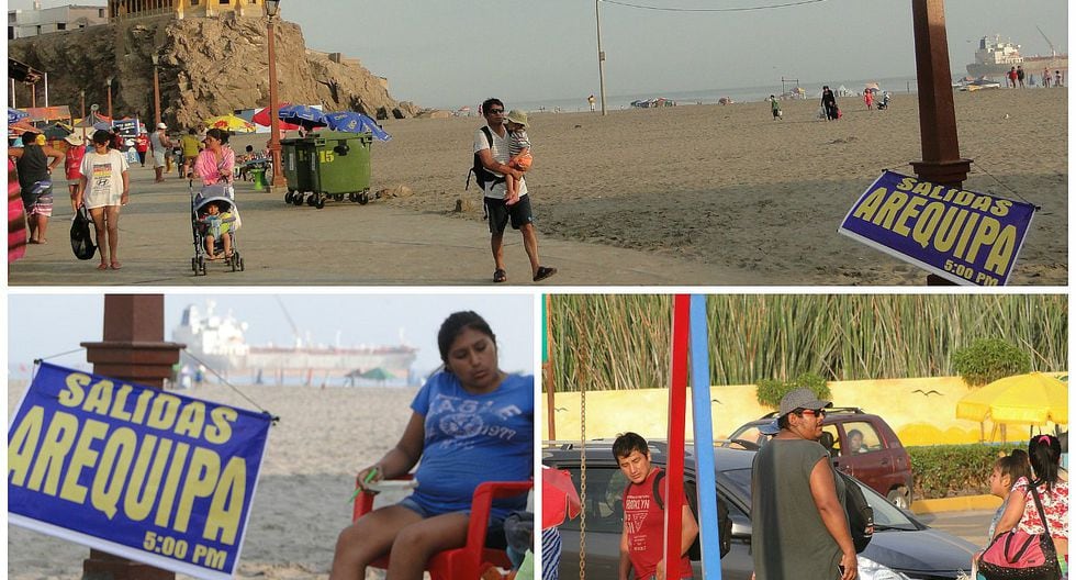 Transportistas instalaron paraderos informales en playas