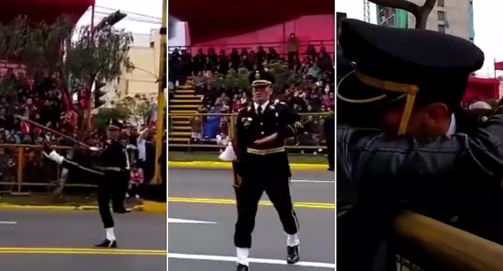 Policía conmueve al darle una rosa a su mamá en desfile: "Que me veas es mi mayor recompensa" (VIDEO)