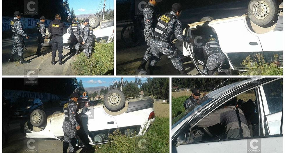 Concepción: station cargado de estudiantes se despista y vuelca