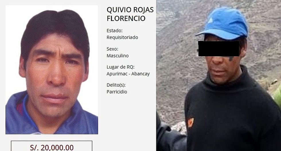 Capturan a parricida incluido en Programa de Recompensas del Mininter