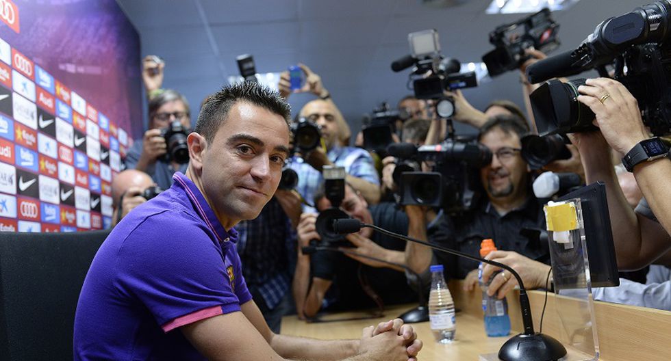 Xavi Hernández se despide del Barcelona para jugar en Catar