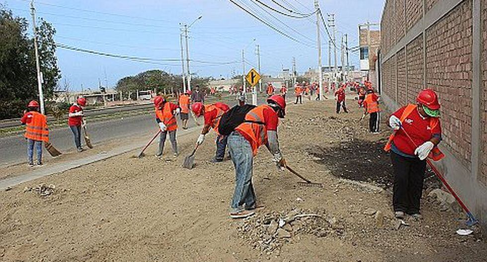 Trabaja Perú y comuna de Huanchaco ejecutan dos proyectos para mejorar infraestructura