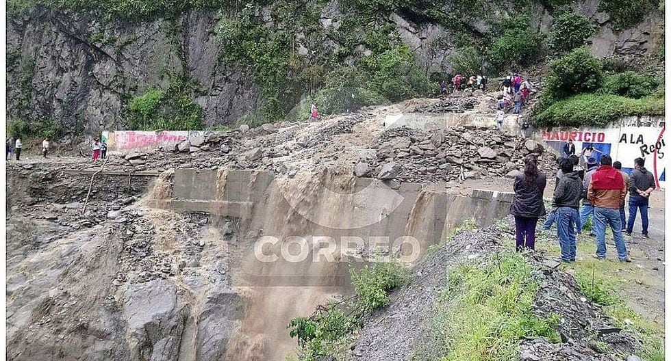 Lluvias ocasionan huaicos y bloqueo de vías en Cusco