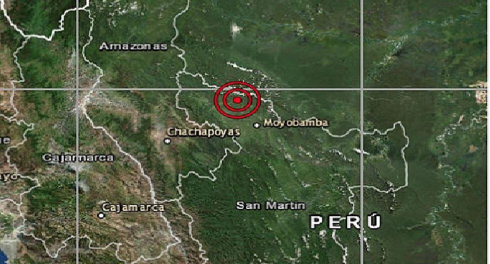 Sismo de 5.0 grados se registró en San Martín