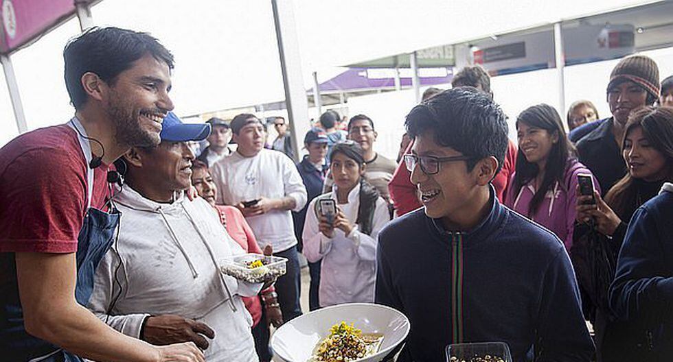 5x5: Ensalada de frejol, quinua y yacón encurtido en cúrcuma sorprende en la cocina del Gran Mercado de Mistura
