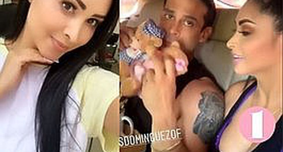 Pamela Franco y Christian Domínguez celebran su primer mes de novios