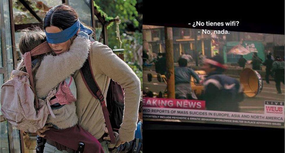 Netflix: 'Bird Box' sorprende al mostrar imágenes de la Marcha de los Cuatro Suyos en escena