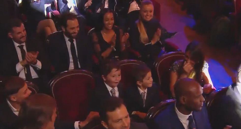 La reacción de los hijos de Messi tras el anuncio de su sexto balón de oro (VIDEO)