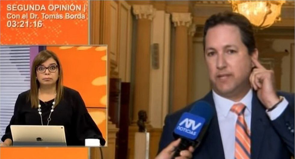 Fujimorista Daniel Salaverry abandonó entrevista en vivo con Milagros Leiva (VIDEO)