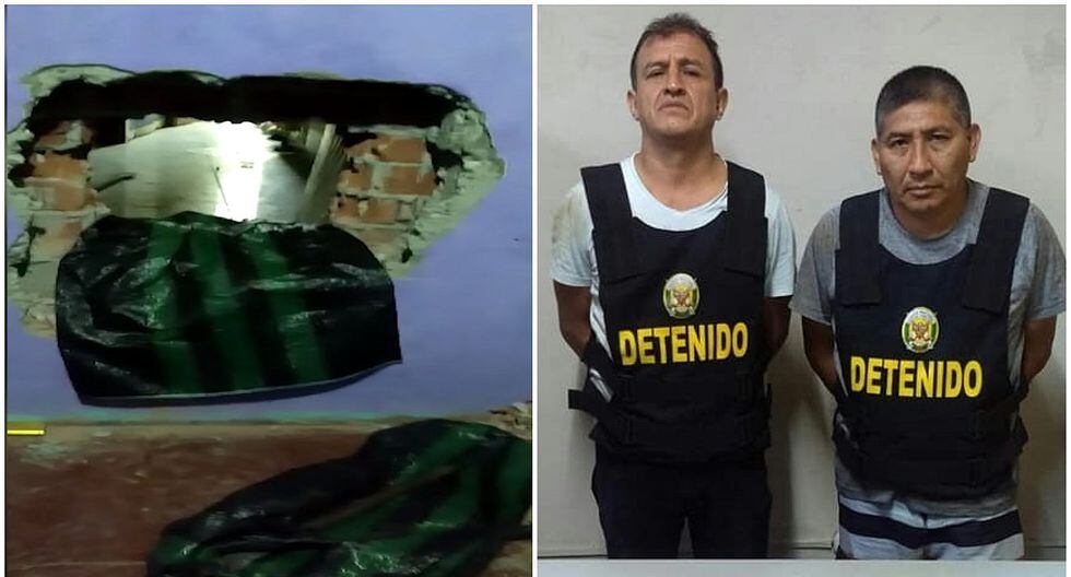 Delincuentes abren forado para robar caja fuerte de entidad bancaria (FOTOS)