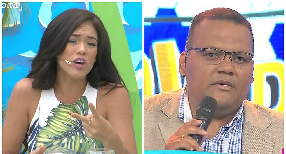 Jazmín Pinedo incomodó al 'Tanque' Arias con pregunta sobre Daniel Peredo (VIDEO)