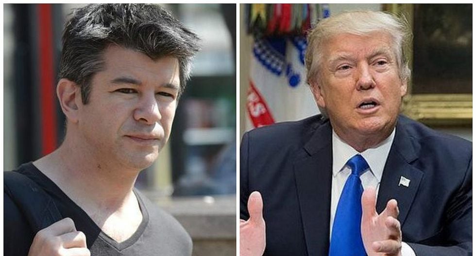 Ante las críticas, el fundador de Uber dejará de asesorar a Donald Trump