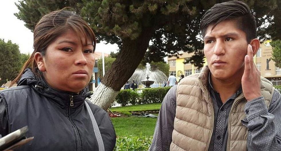 Juliaca: pareja de sospechosos fue detenida tras robo a policía