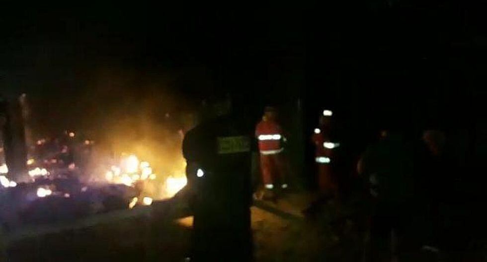 Incendio reduce a cenizas seis viviendas