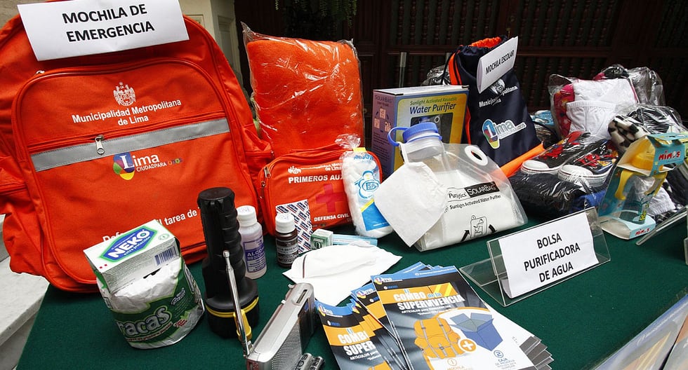 Sismos en Perú: ¿qué debe tener una mochila de emergencia?