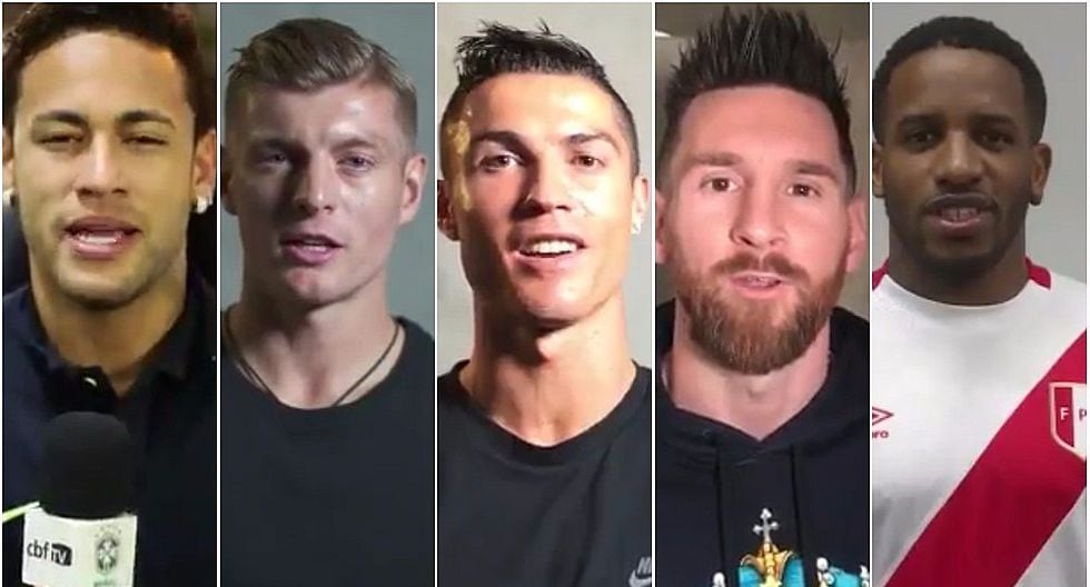 Rusia 2018: jugadores de todas las selecciones se saludan en alentador video