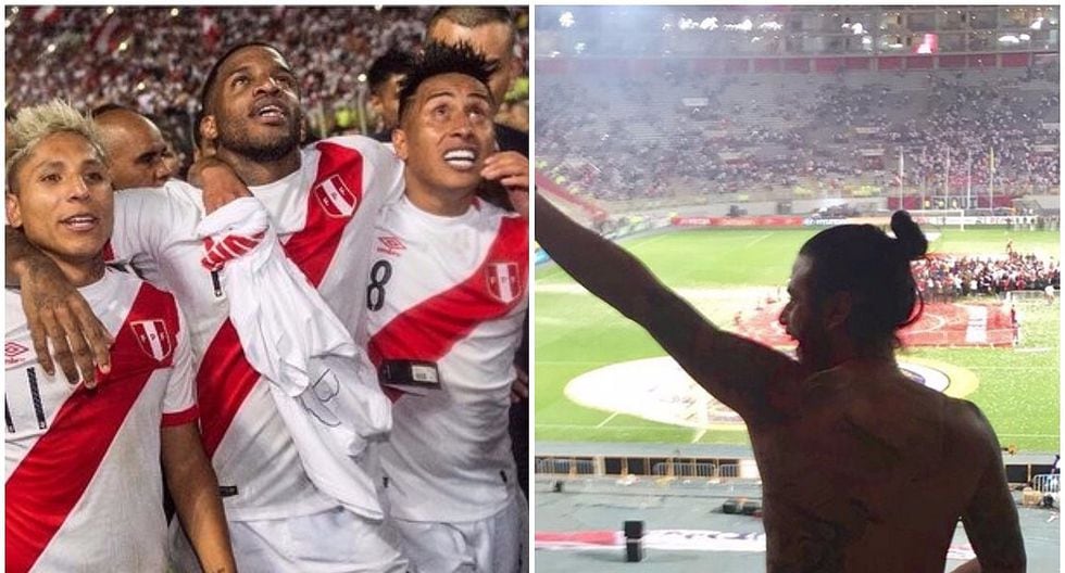 Perú a Rusia 2018: Hincha se quita toda la ropa en plena tribuna del Estadio Nacional (FOTO)