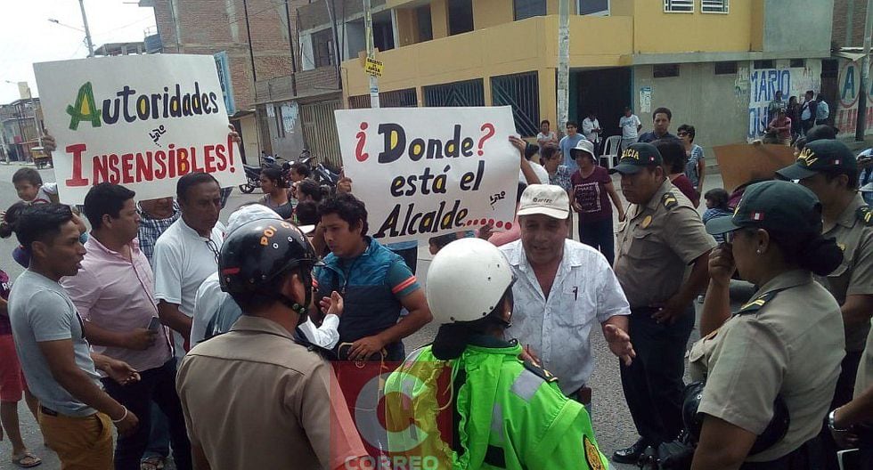 Piura: Vecinos protestan por muerte de anciana en el A.H. 11 de Abril