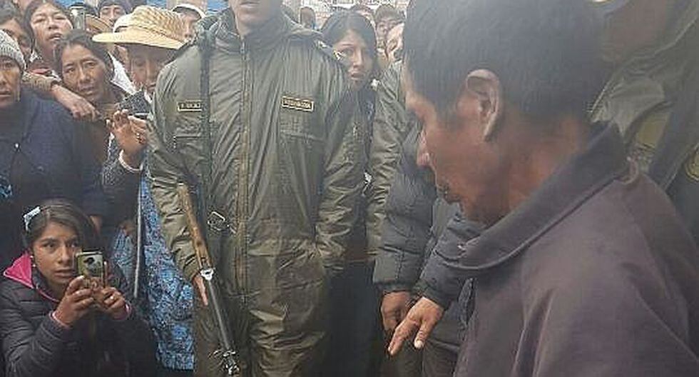 Puno: mineros pretenden hacer justicia popular con sospechosos de homicidio