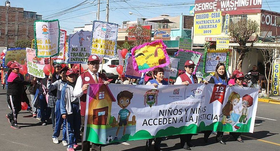 Realizan pasacalle para decirle no al trabajo infantil