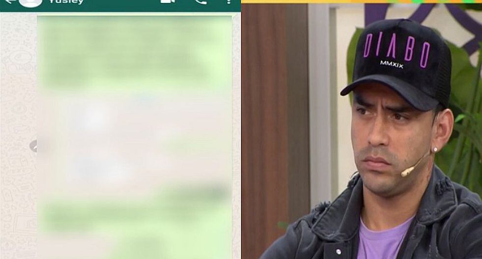 Diego Chávarri mostró ‘pantallazos’ revelando embarazo de su expareja que lo denunció por agresión