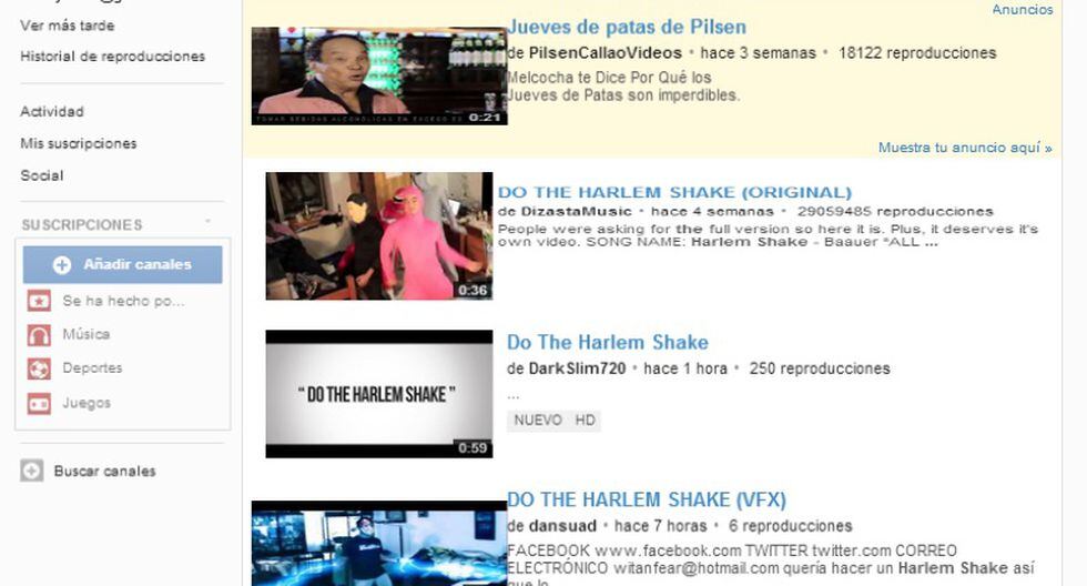 YouTube baila al ritmo del 'Harlem Shake'
