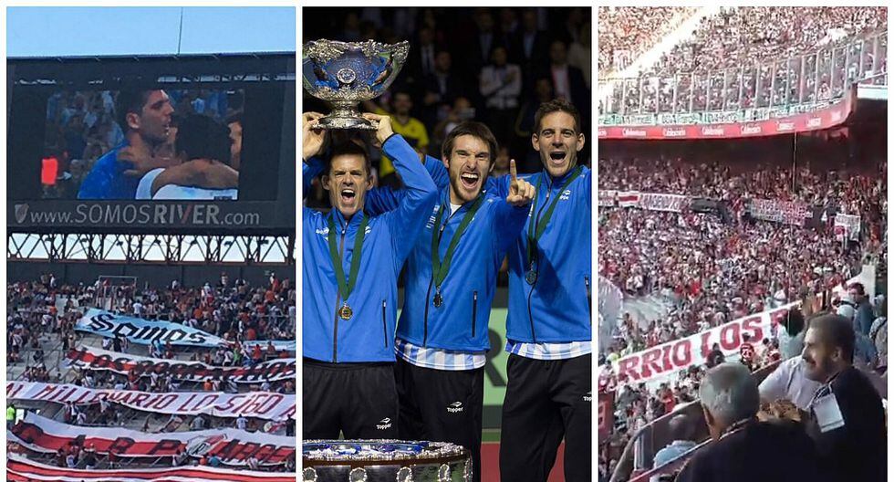 Copa Davis: así hinchas del River Plate celebraron victoria de Argentina (VIDEO)