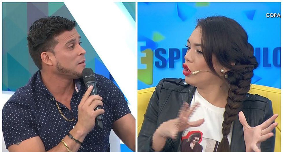Jazmín Pinedo le recuerda su pasado a Christian Domínguez y lo deja mal en vivo (VIDEO)