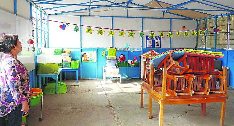 Alumnos de inicial recibirán clases en aulas prefabricadas