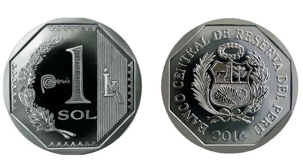 BCR acuñó las nuevas monedas de "1 Sol"