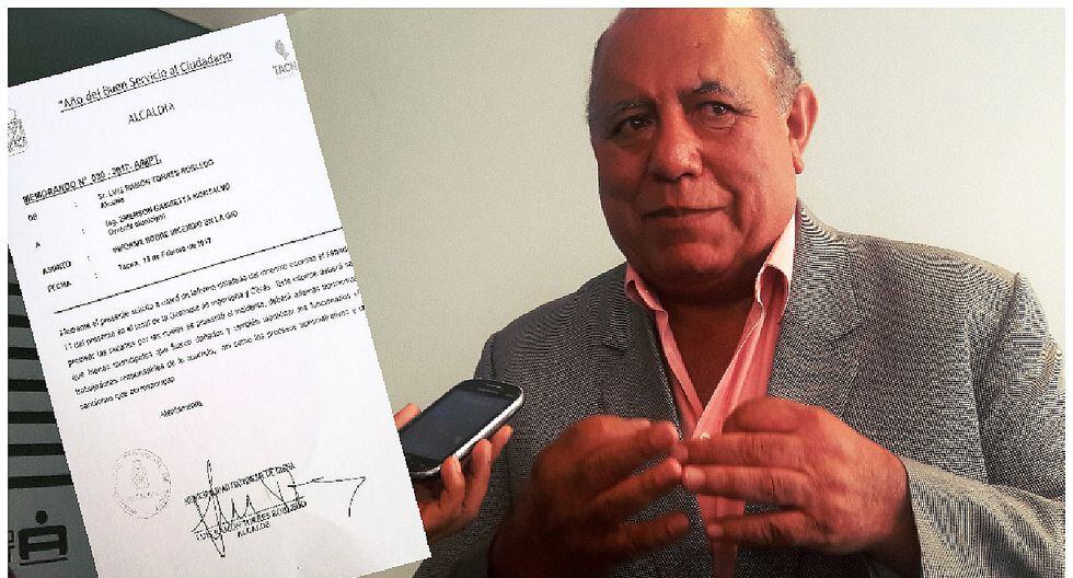 Alcalde busca responsables de incendio que afectó Municipalidad de Tacna