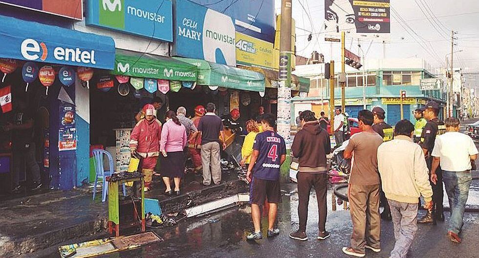 Local ubicado en “La Cachina” se incendia