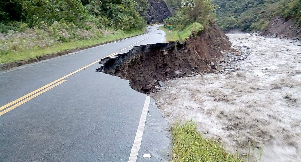Plataforma se vuelve a caer en la Vía Interoceánica (FOTOS)